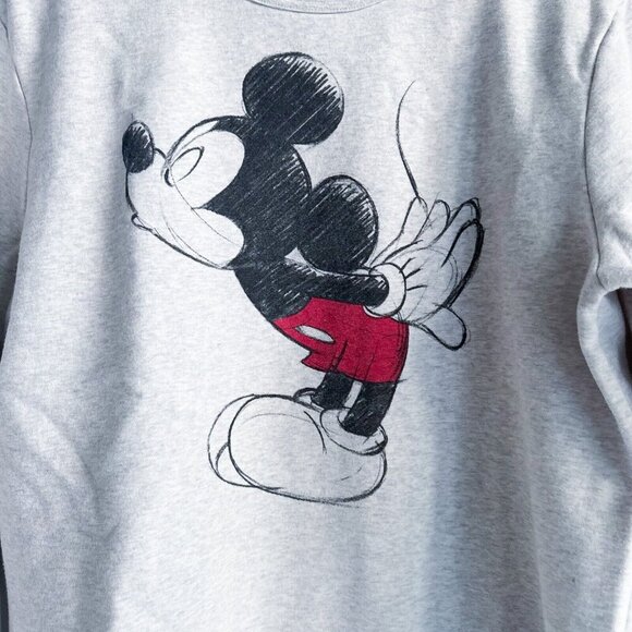 Joe Fresh X Disney Mickey Mouse Grey Sweatshirt M - Picture 3 of 6